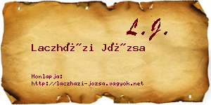 Laczházi Józsa névjegykártya
